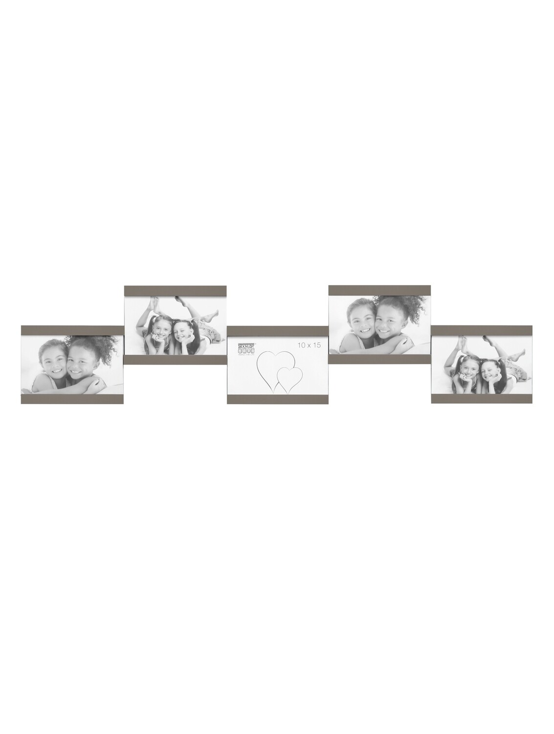 Multi vue en taupe pour 5 photos