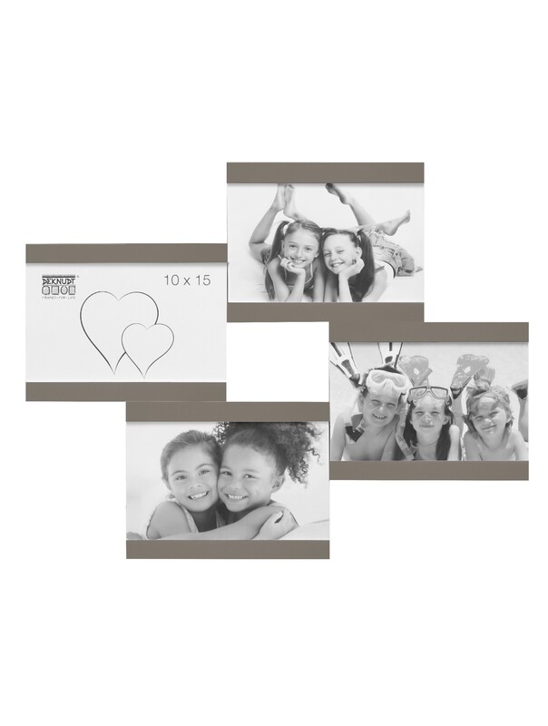 Multi-vue en taupe pour 4 photos