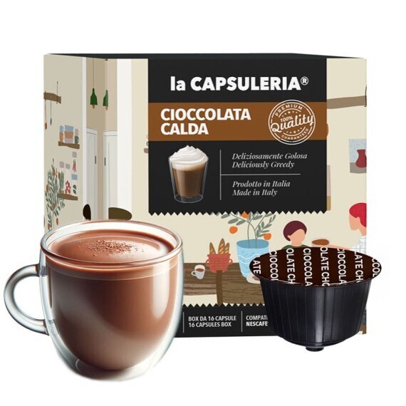 Chocolat Chaud - 16 Capsules Capsules Compatibles Avec Nescafè Dolce Gusto®*