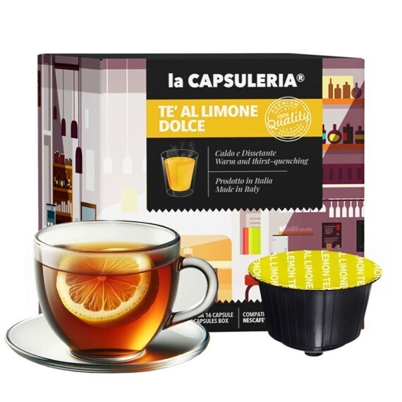 Thé Doux Au Citron - 16 Capsules Capsules Compatibles Avec Nescafè Dolce Gusto®*