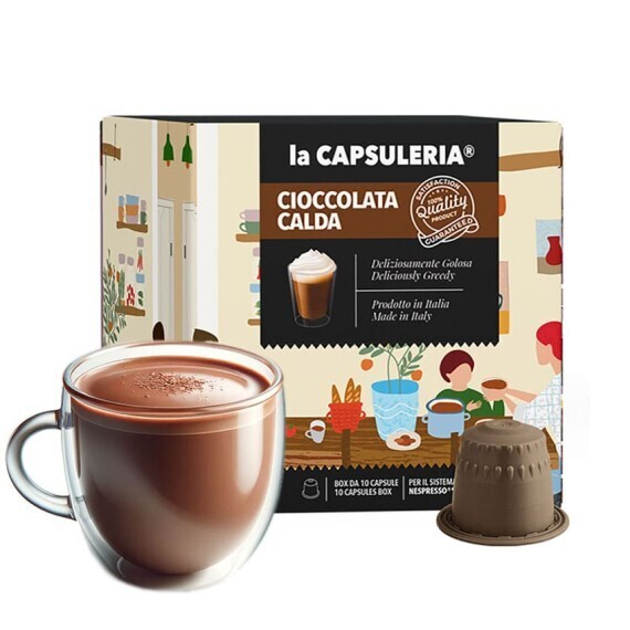 Chocolat Chaud - 10 Capsules Compatibles Avec Nespresso®*