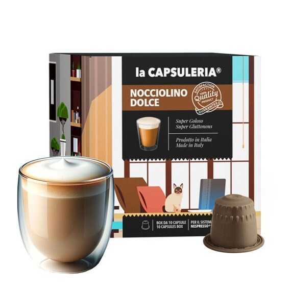 Noisette Sucrée - 10 Capsules Compatibles Avec Nespresso®*