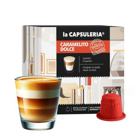 Caramel Doux - 10 Capsules Compatibles Avec Nespresso®*