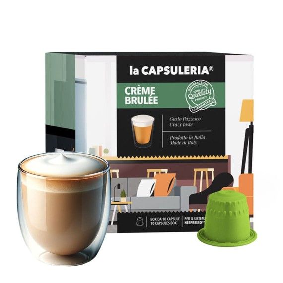Crème Brûlée -  10 Capsules Compatibles Avec Nespresso®*