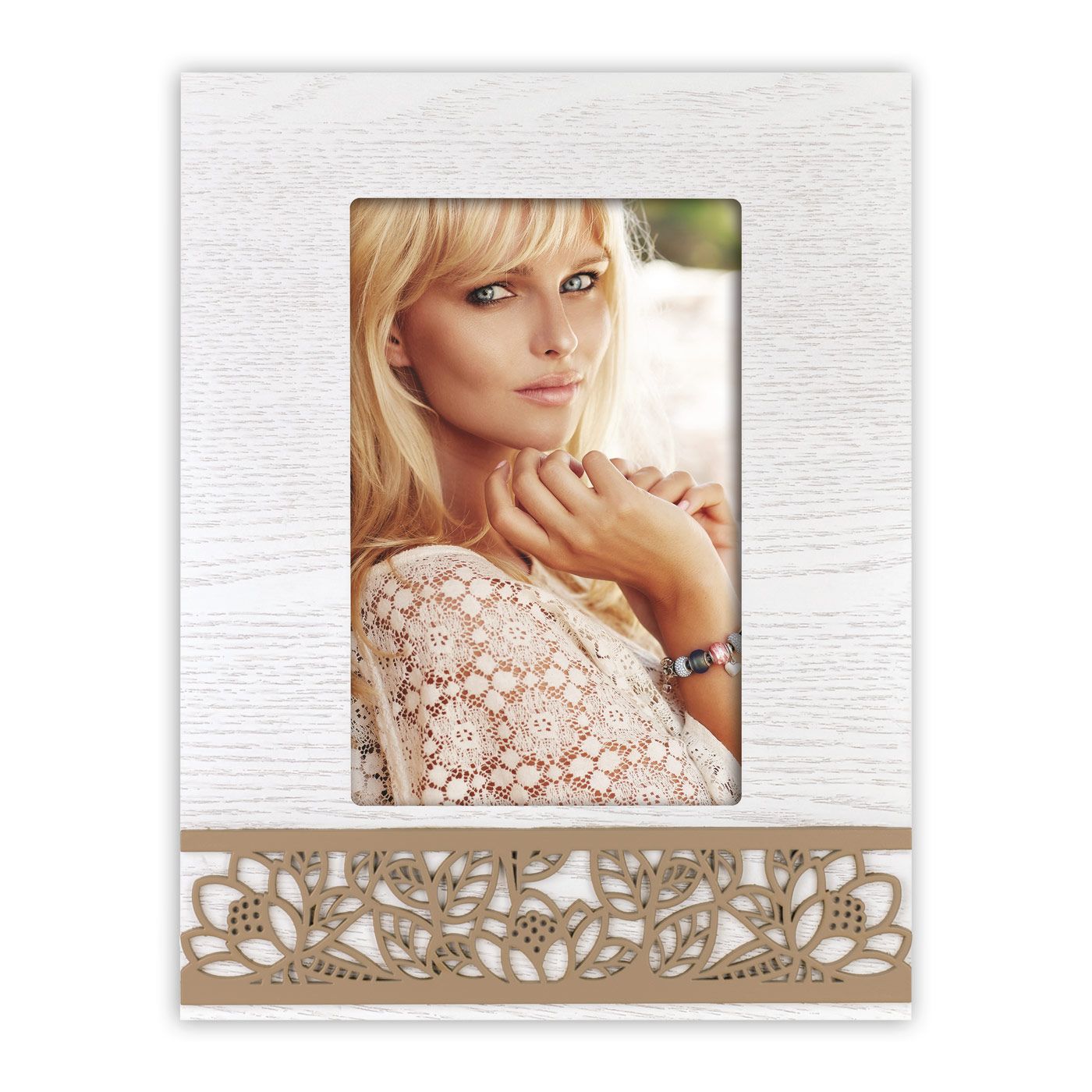 CADRE ERIN BLANC 10X15