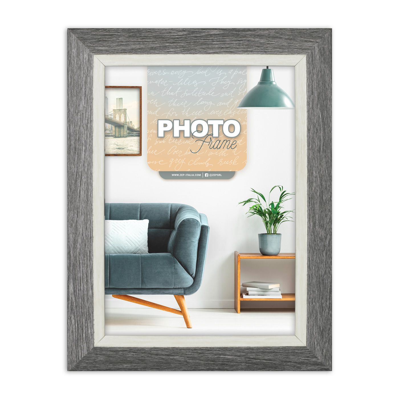 CADRE ADLER GRIS 10X15