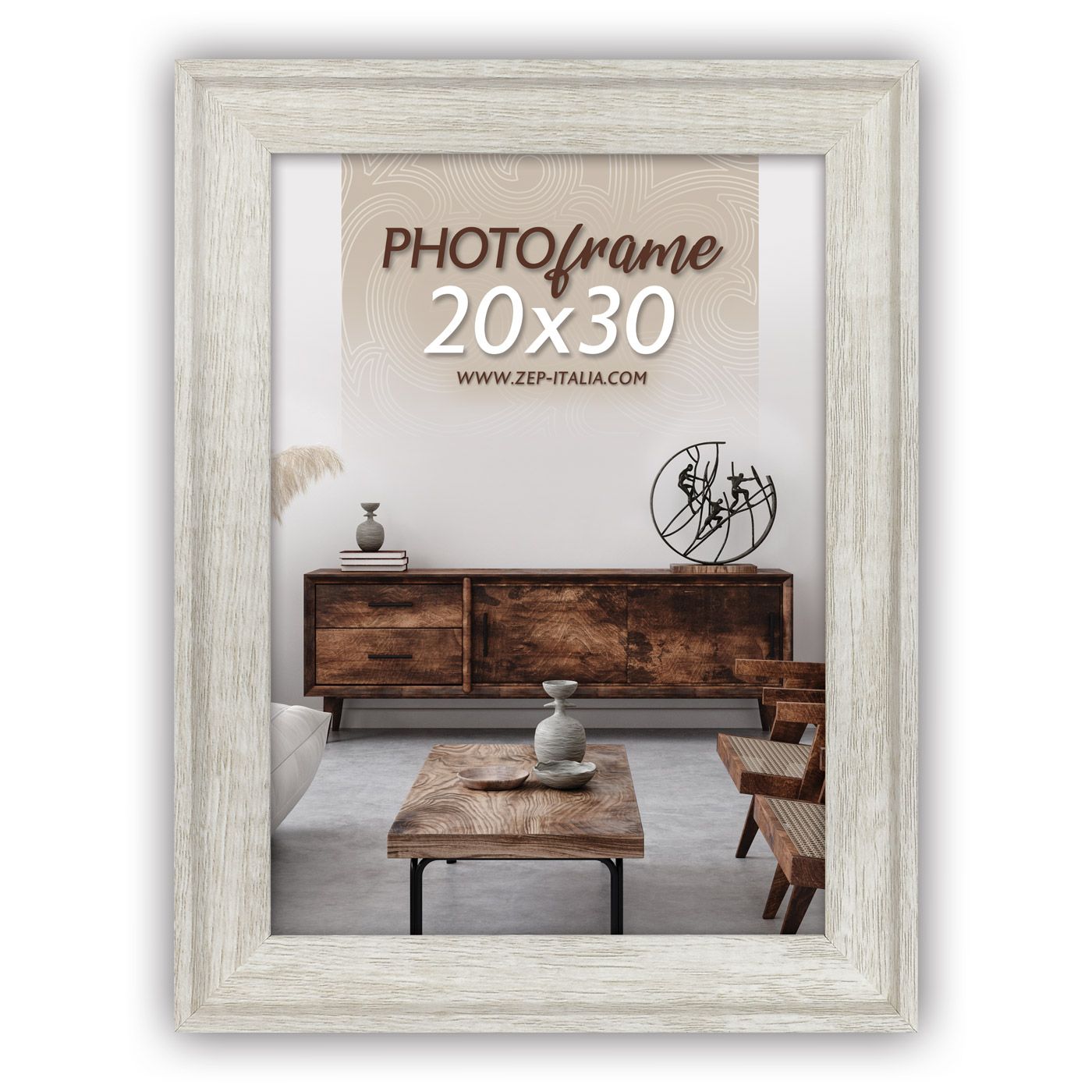 CADRE TORINO BLANC 20X30