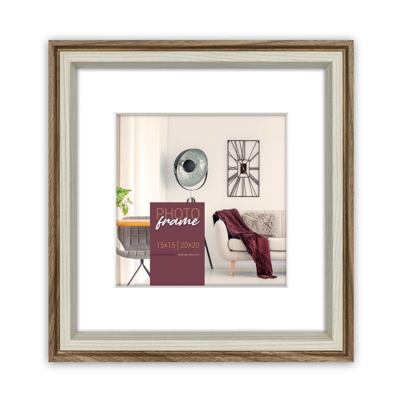CADRE PALMIER MARRON 20X20-30X30