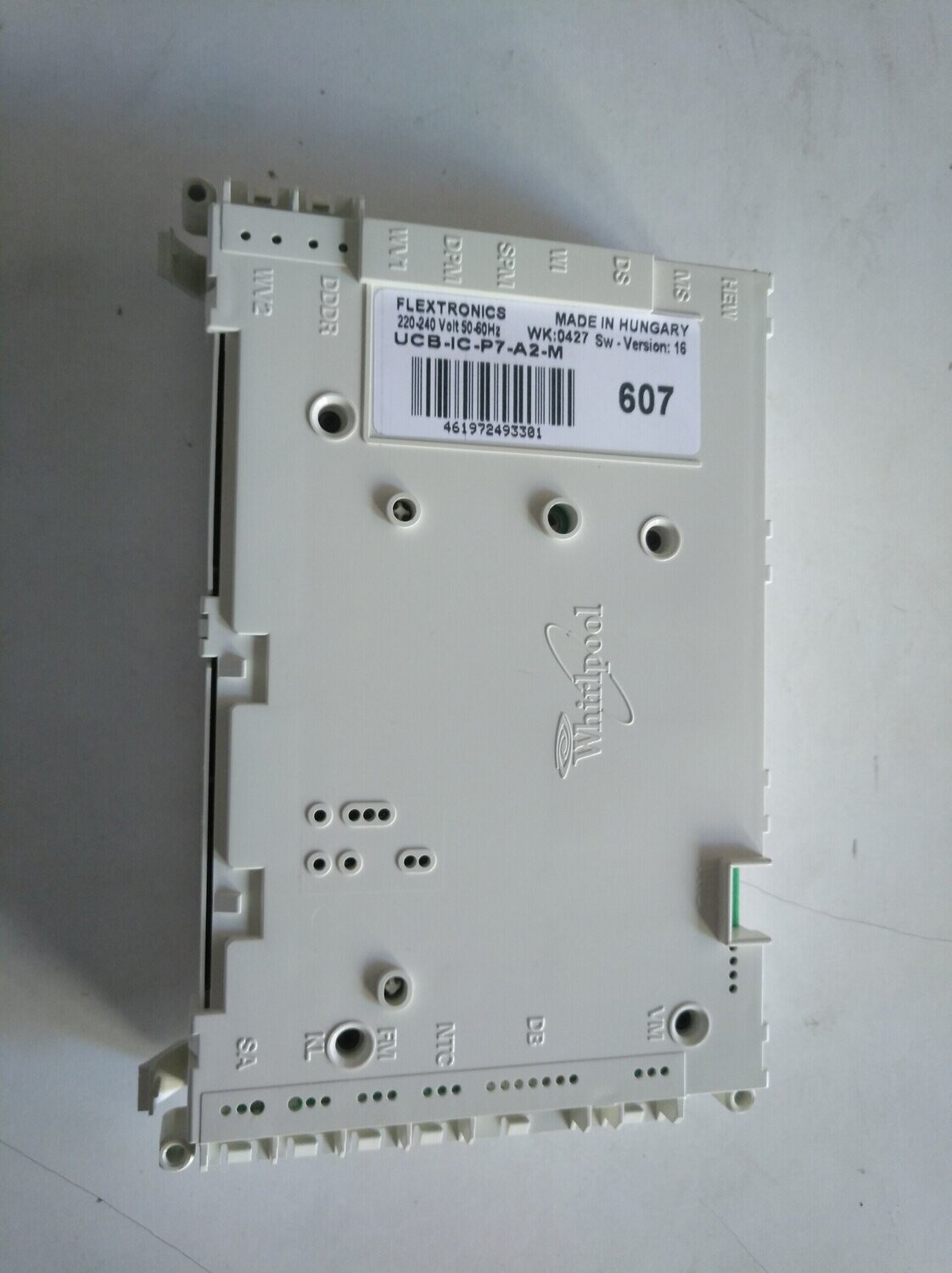 Módulo lavavajillas Whirlpool 481221838245
461972493301  WK:0427
UCB-IC-P7-A2-M
607