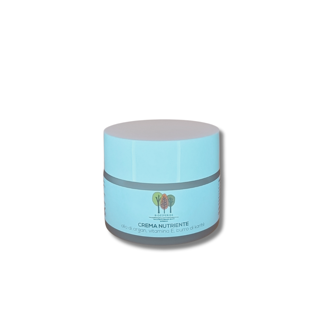 Crema Nutriente Olio di Argan, Vitamina E, Burro di Karitè Bioesperide