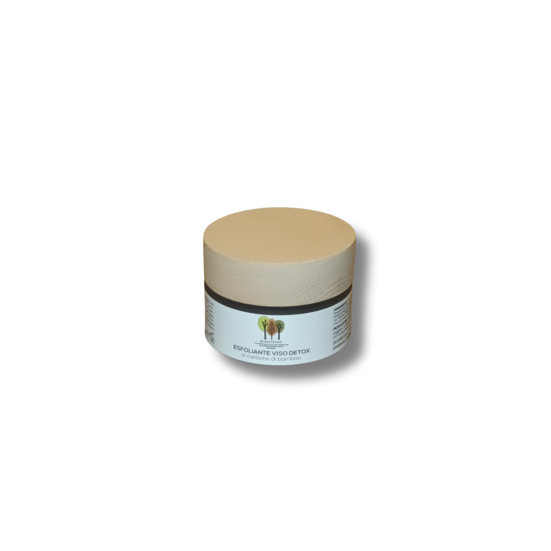 Esfoliante Viso al Carbone di Bamboo Bioesperide