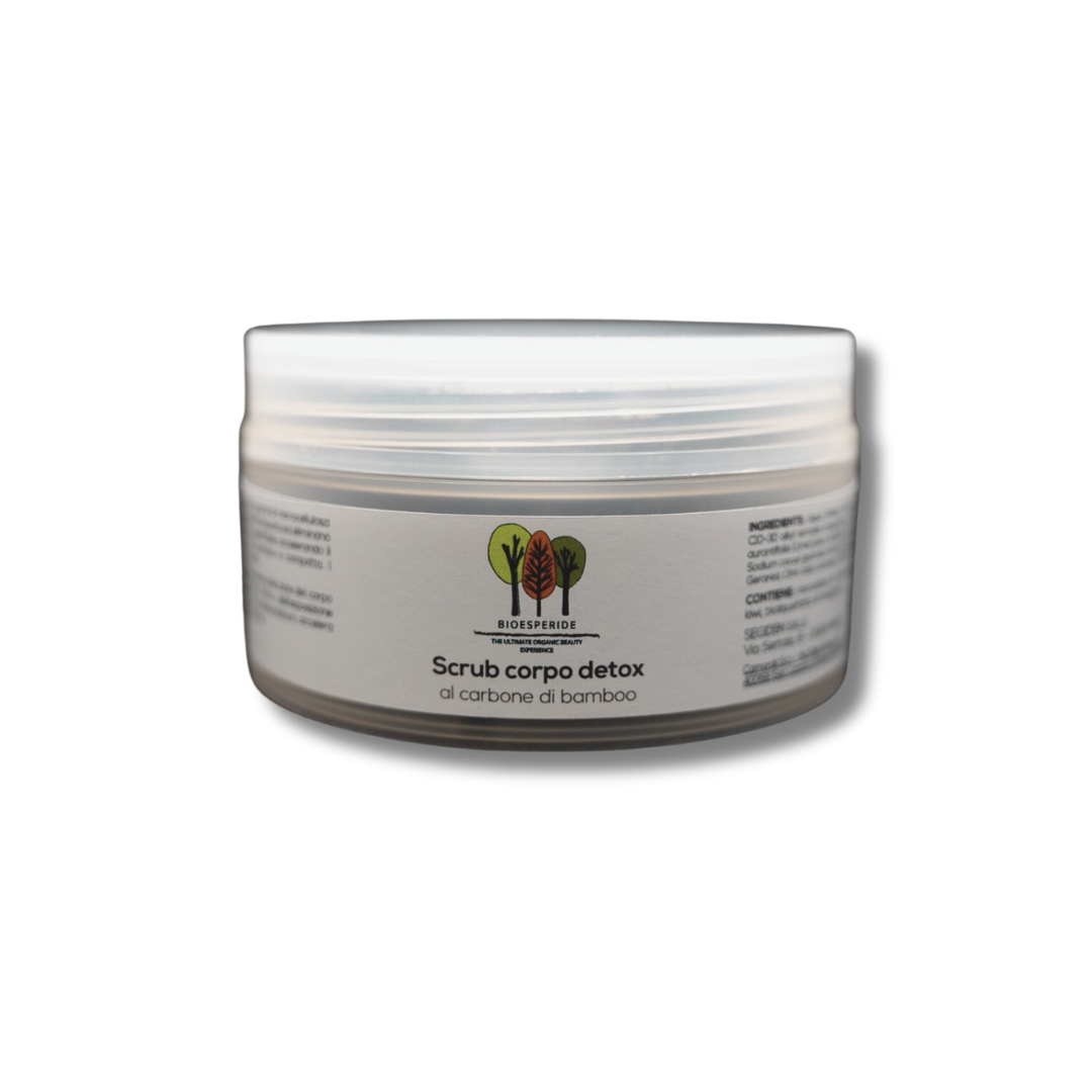 Scrub Corpo Detox al Carbone di Bamboo e Lime