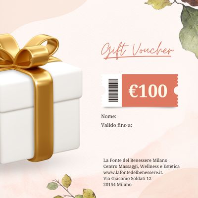 Gift Card con importo personalizzato da 40€ a 500€