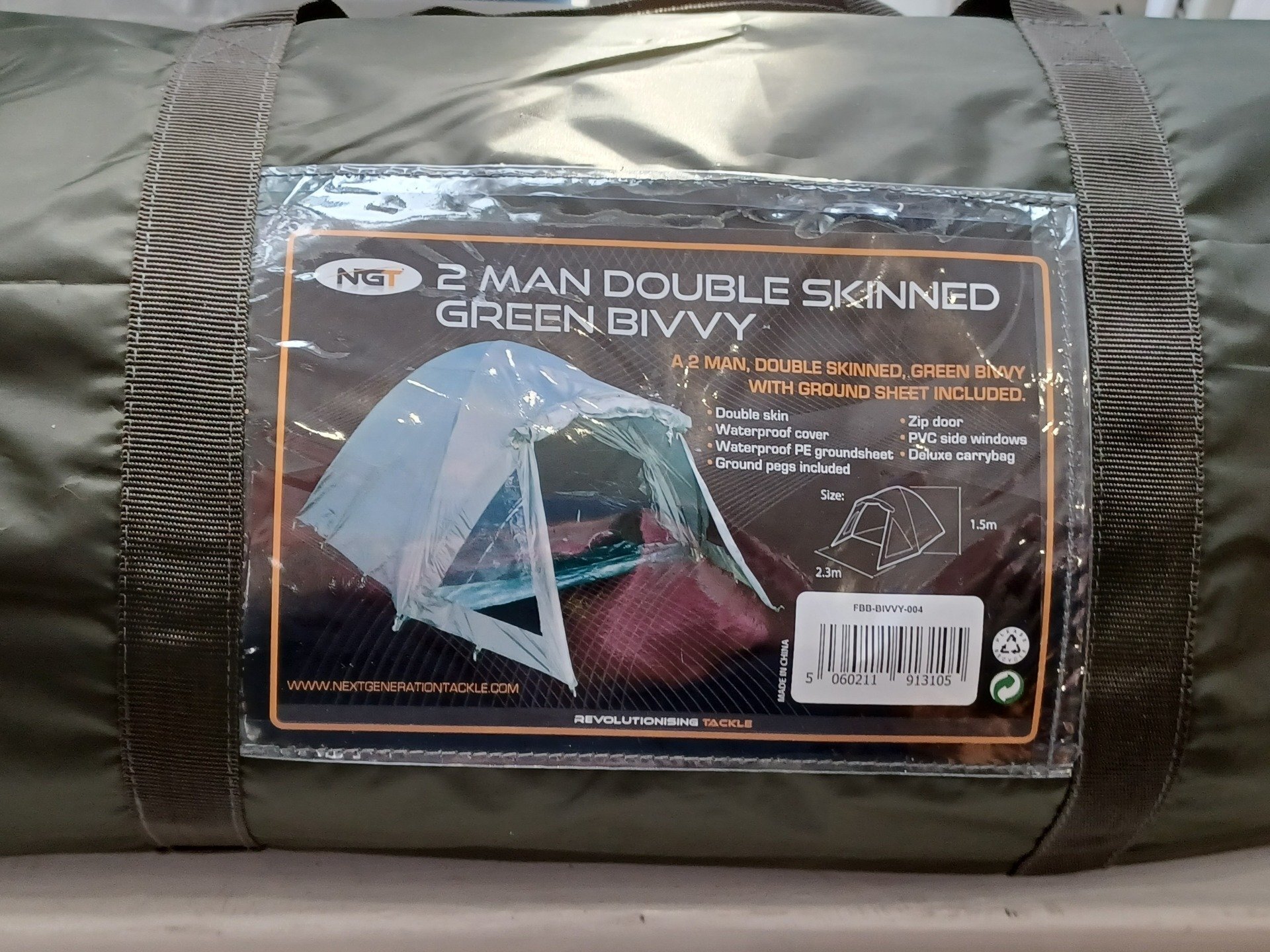 NGT 2 Man Double Skinned Bivvy