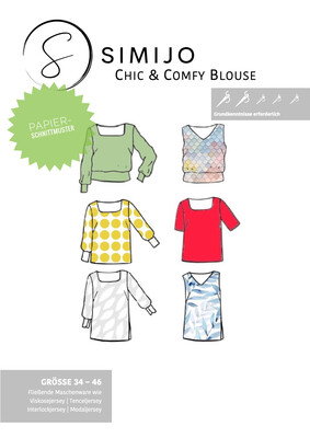 Chic & Comfy Blouse - Papierschnittmuster Chic & Comfy Blouse - Papierschnittmuster