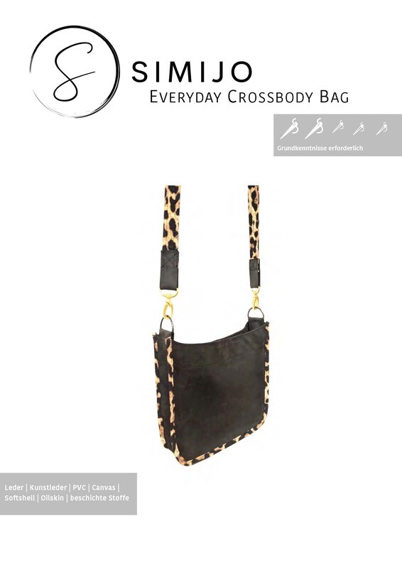 Everyday Crossbody Bag - eBook PDF für A4 Druck