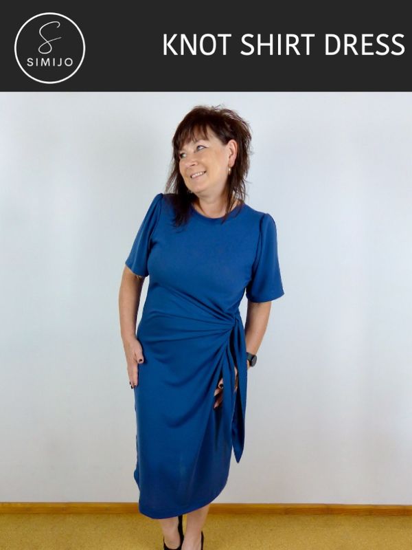 Knot Shirt Dress - eBook Schnittmuster (PDF A4 und A0 Druck) Knot Shirt Dress - eBook Schnittmuster (PDF A4 und A0 Druck)
