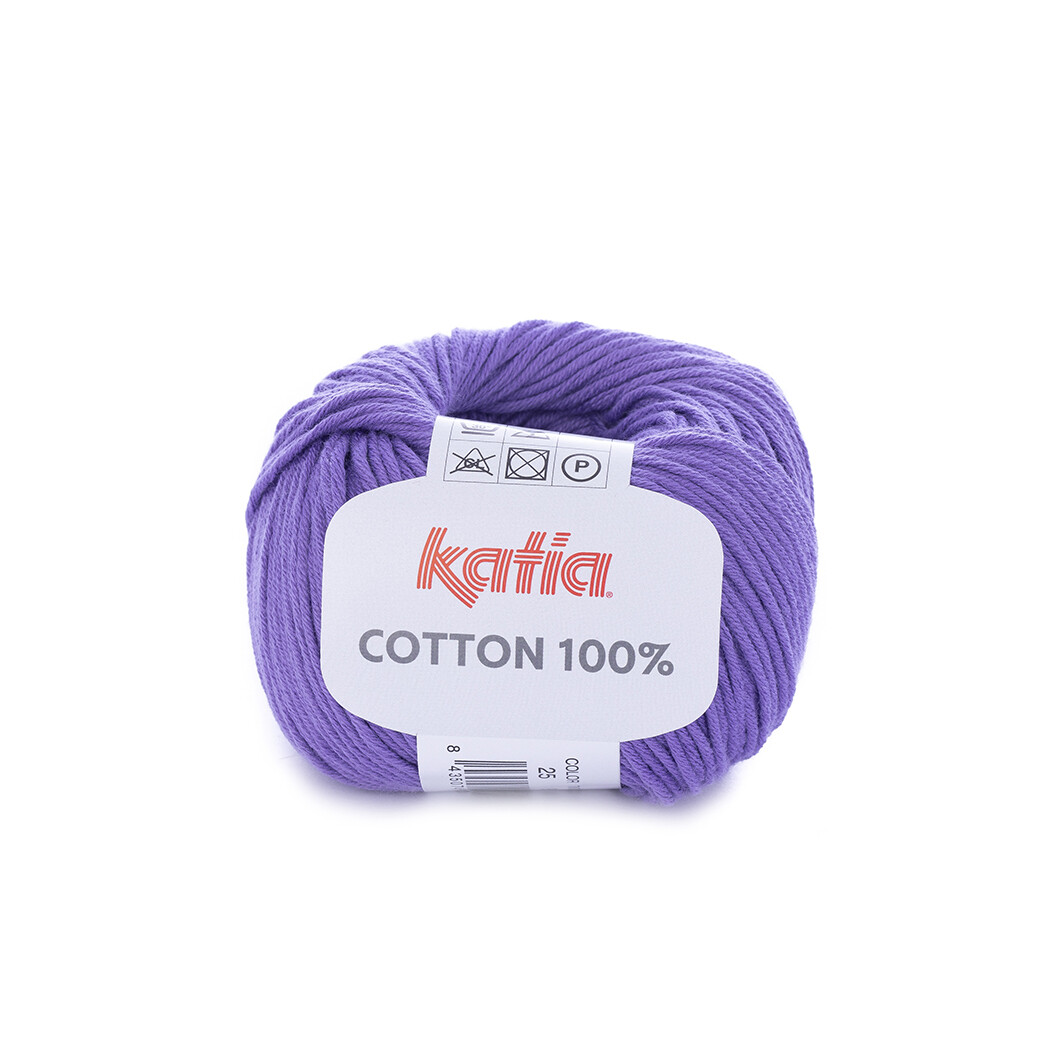 ​Cotton 100% 25 - Paars