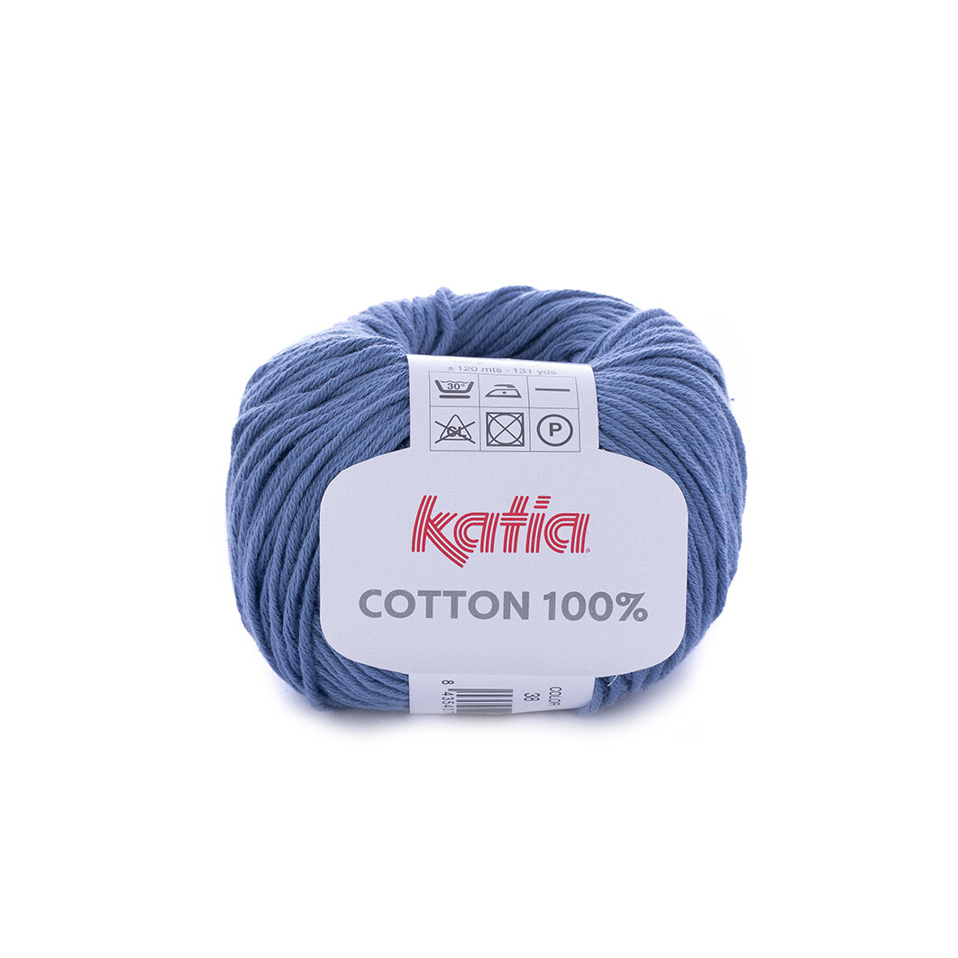 ​Cotton 100% 38 - Donker blauw