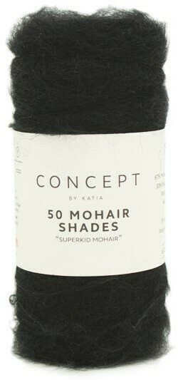 50 Mohair Shades 10 - Zwart