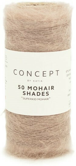 50 Mohair Shades 7 - Medium bleekrood