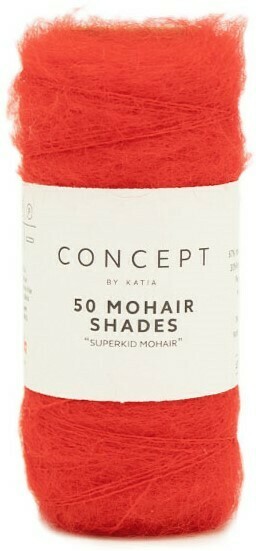 50 Mohair Shades 43 - Rood