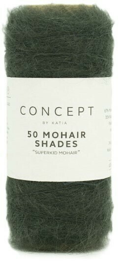 50 Mohair Shades 25 - Zeer donker groen