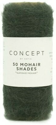 50 Mohair Shades 25 - Zeer donker groen