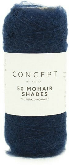 50 Mohair Shades 34 - Zeer donker blauw