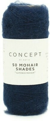 50 Mohair Shades 34 - Zeer donker blauw