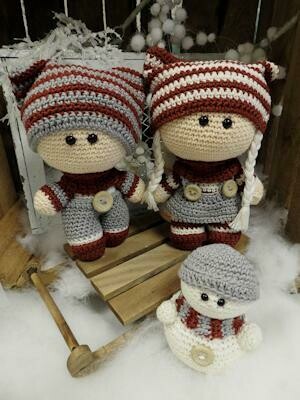 Haakpakket funny snowy set