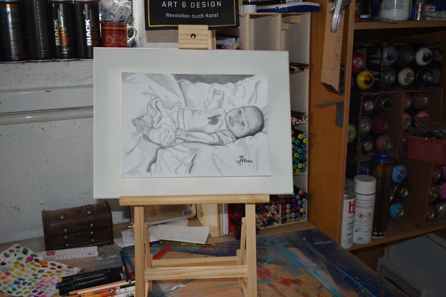 Portrait Schwarz-weiß