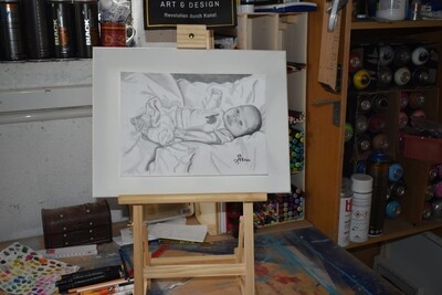 Portrait Schwarz-weiß