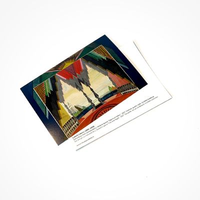 Atklātne. L. Liberts, Dekorāciju mets (nerealizēts) J. Mediņa operai &quot;Uguns un nakts&quot;