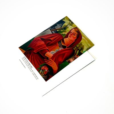 Atklātne. L. Liberts, Sieviete sarkanā