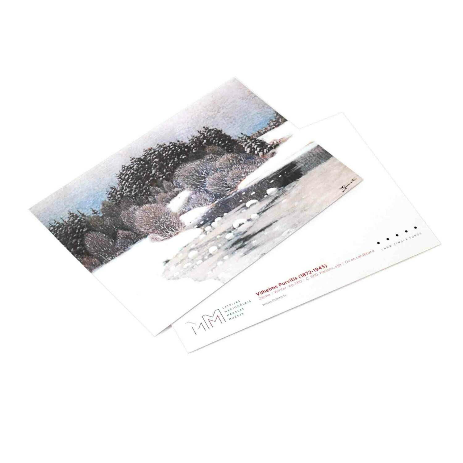 Atklātne. V. Purvītis, Ziema