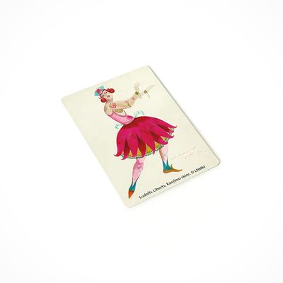 Magnēts. L. Liberts, Ziedu feja. Kostīma mets