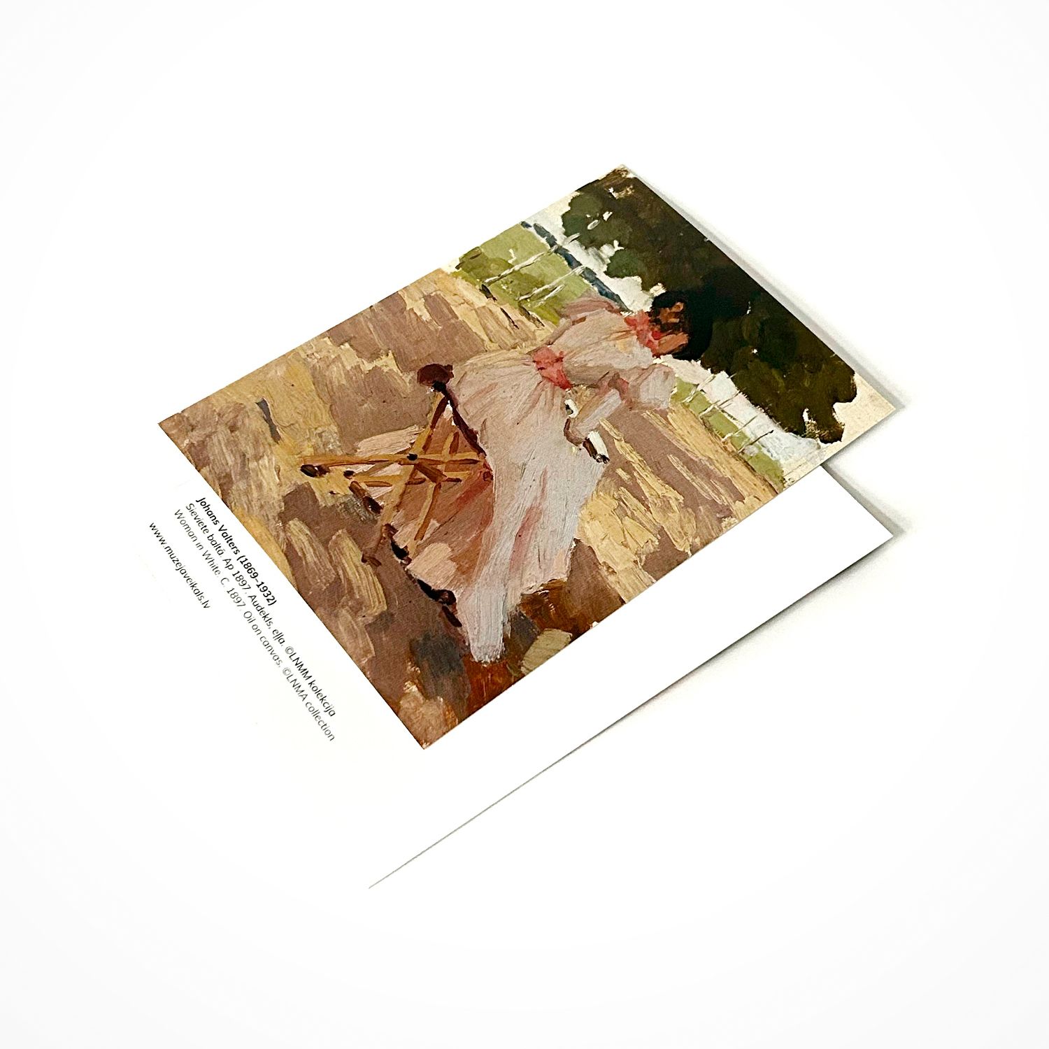 Atklātne. J. Valters, Sieviete baltā