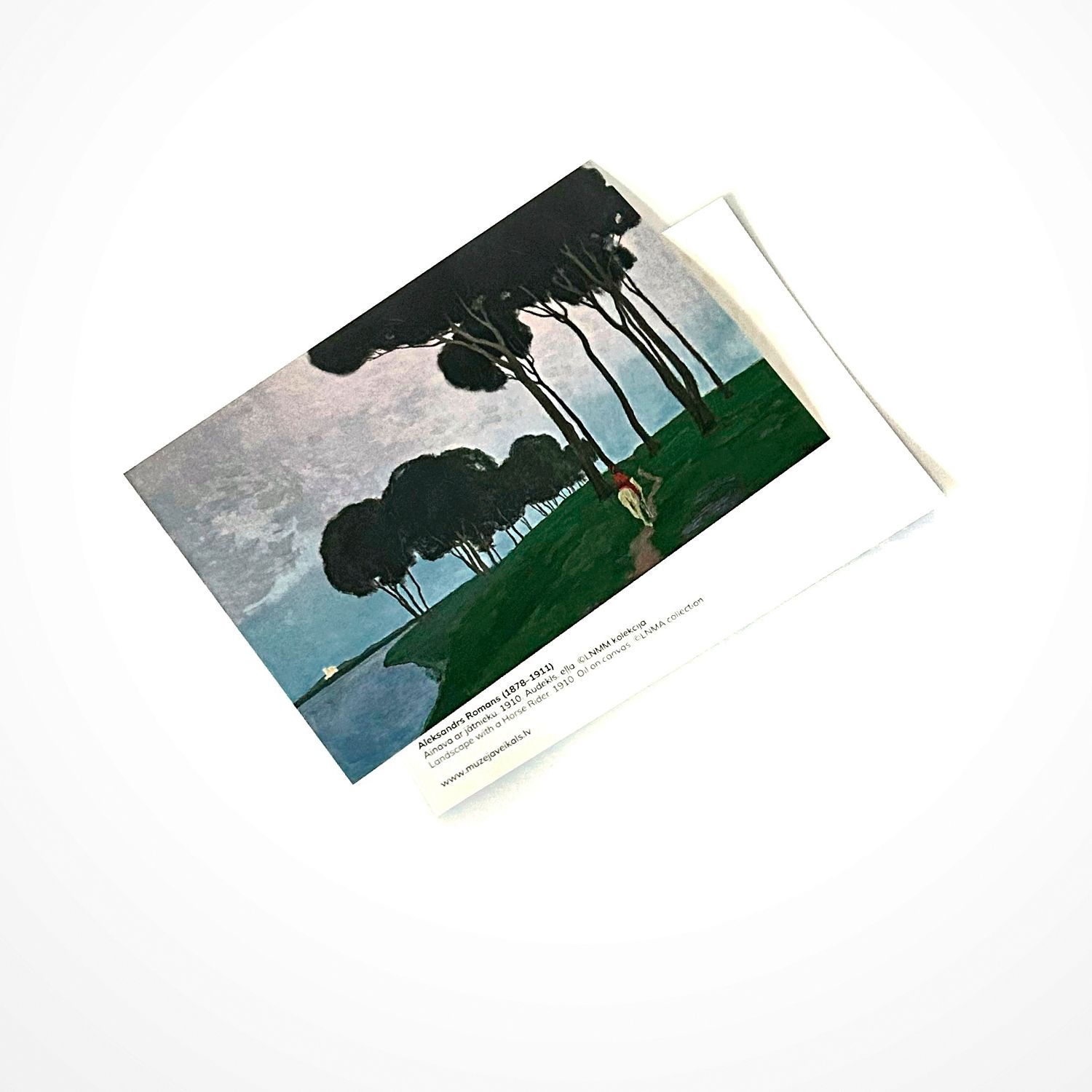 Atklātne. A. Romans, Ainava ar jātnieku