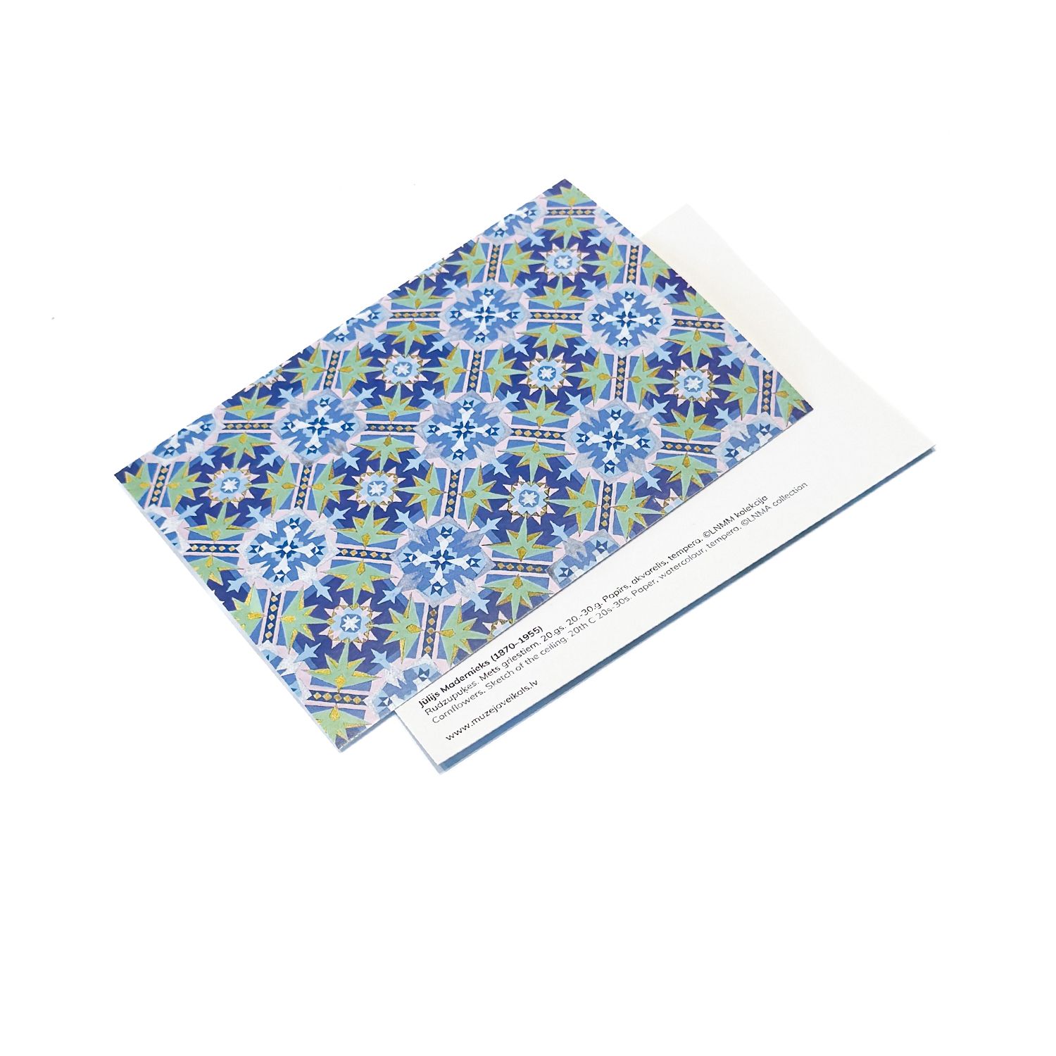 Atklātne. J. Madernieks, Ornaments. Rudzupuķes