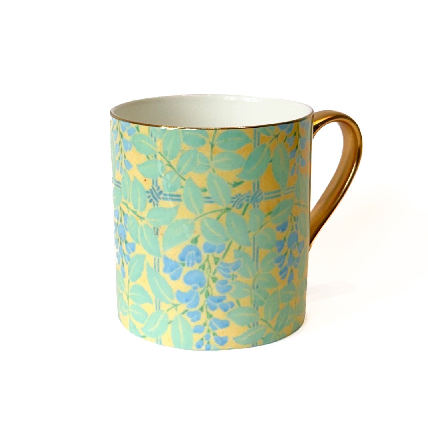 Porelāna krūze. J. Straume, Glicīnijas