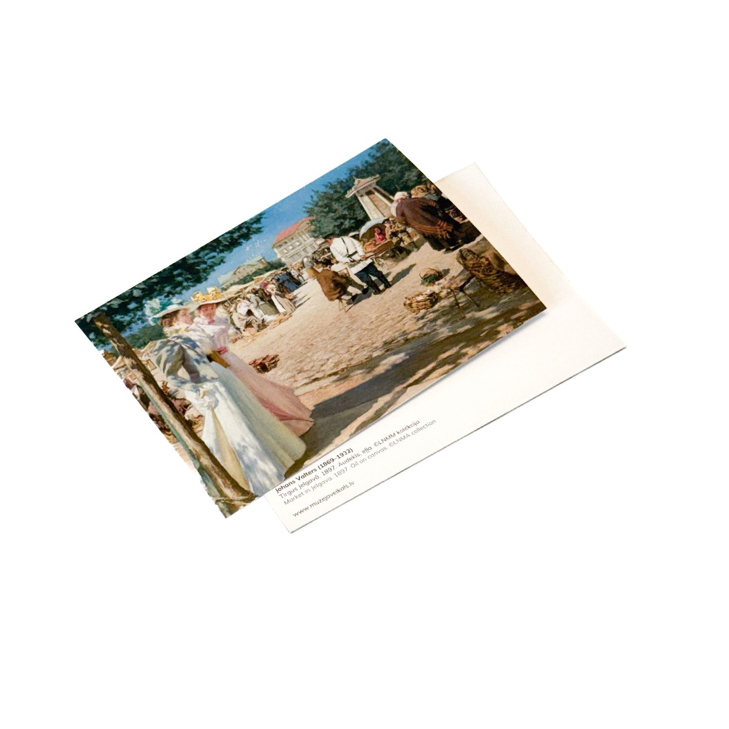 Atklātne. J. Valters, Tirgus Jelgavā