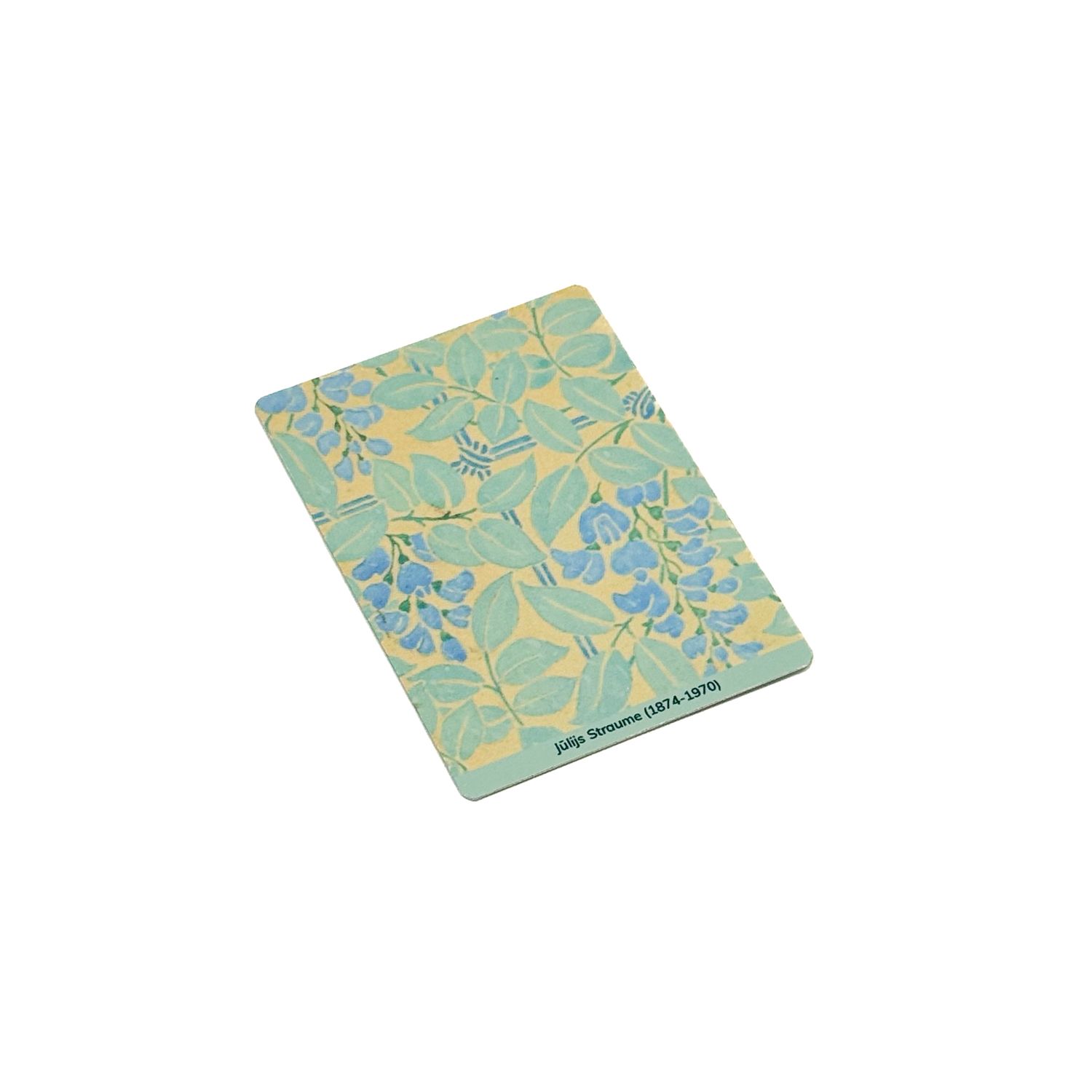 Magnēts. J. Straume, Tapetes raksta mets. Glicīnijas