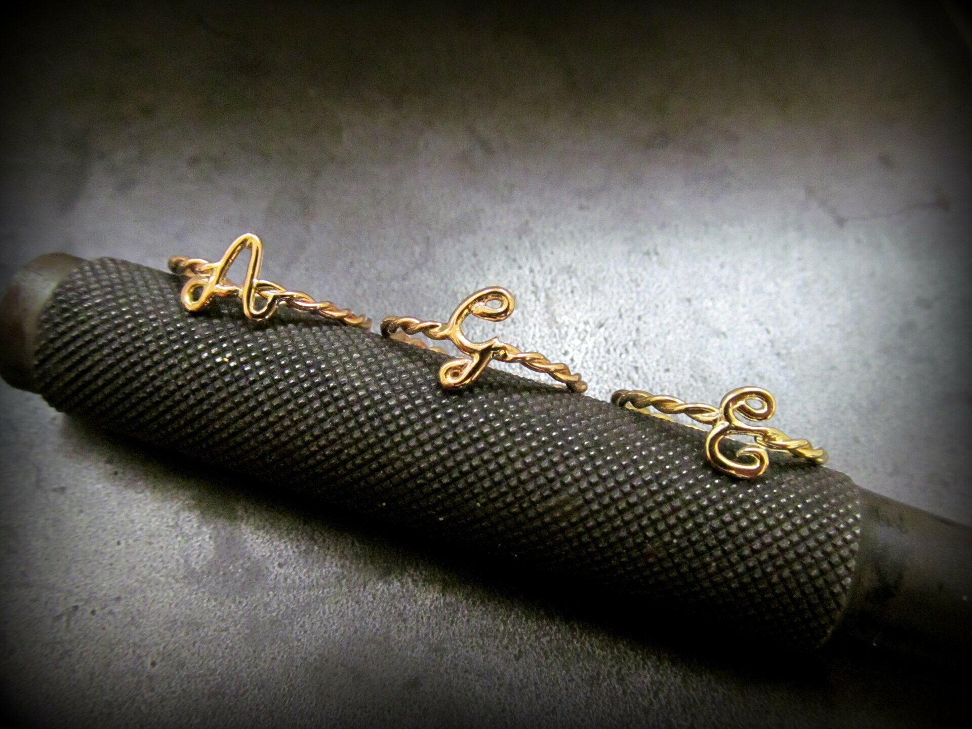 Anello Lettera in Oro 750/000 (18ct)