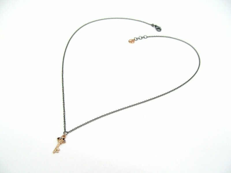 Girocollo Chiave in Oro e Argento
