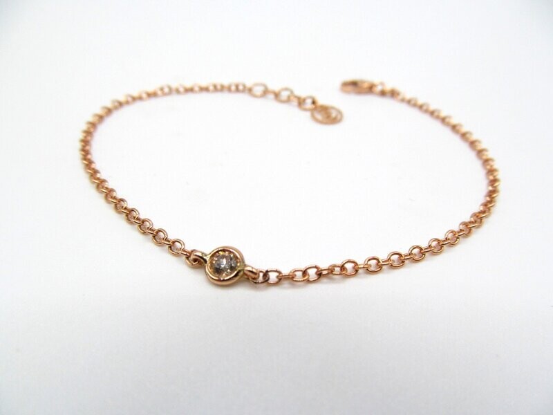 Bracciale  Esatto in oro 18ct e diamante brown
