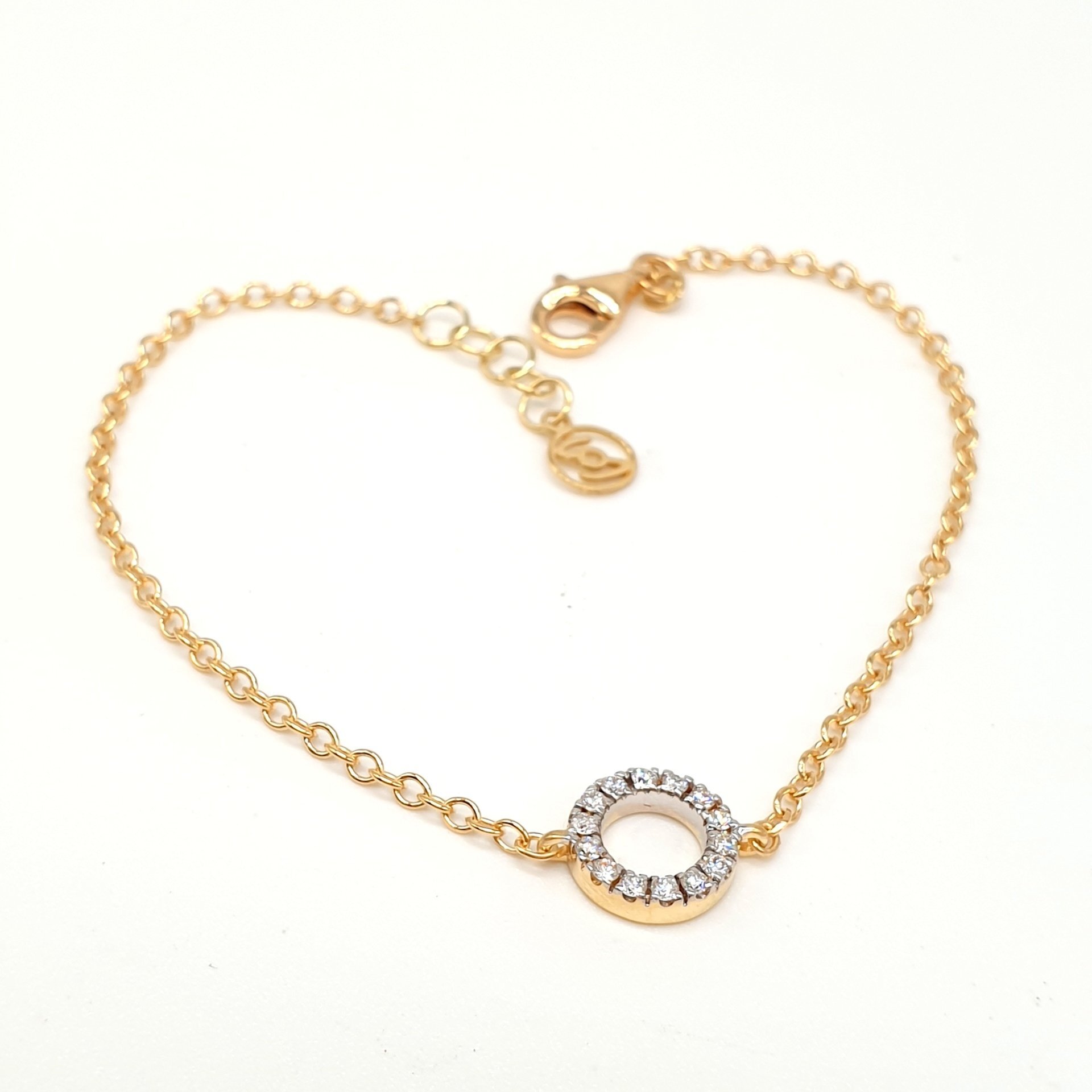 Bracciale Girotondo in oro 18ct con diamanti