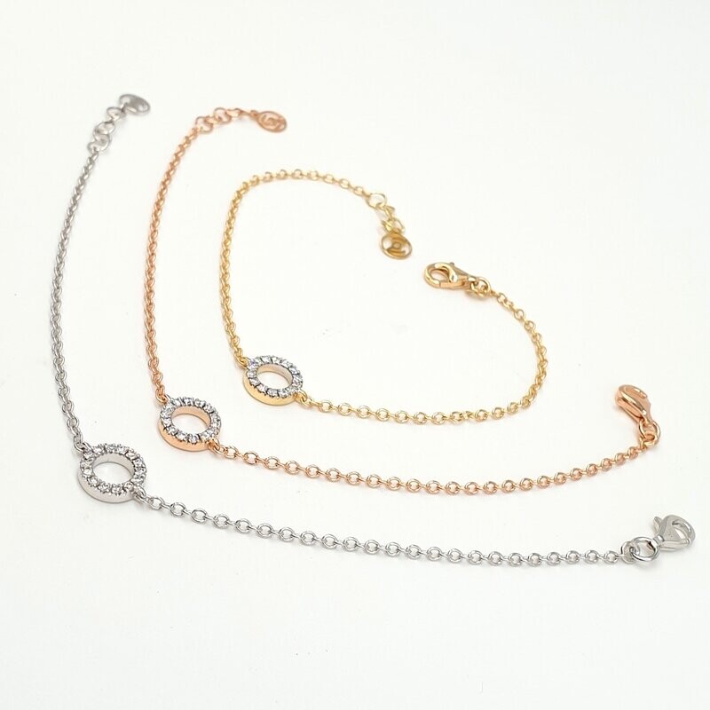 Bracciale Girotondo in oro 18ct con diamanti