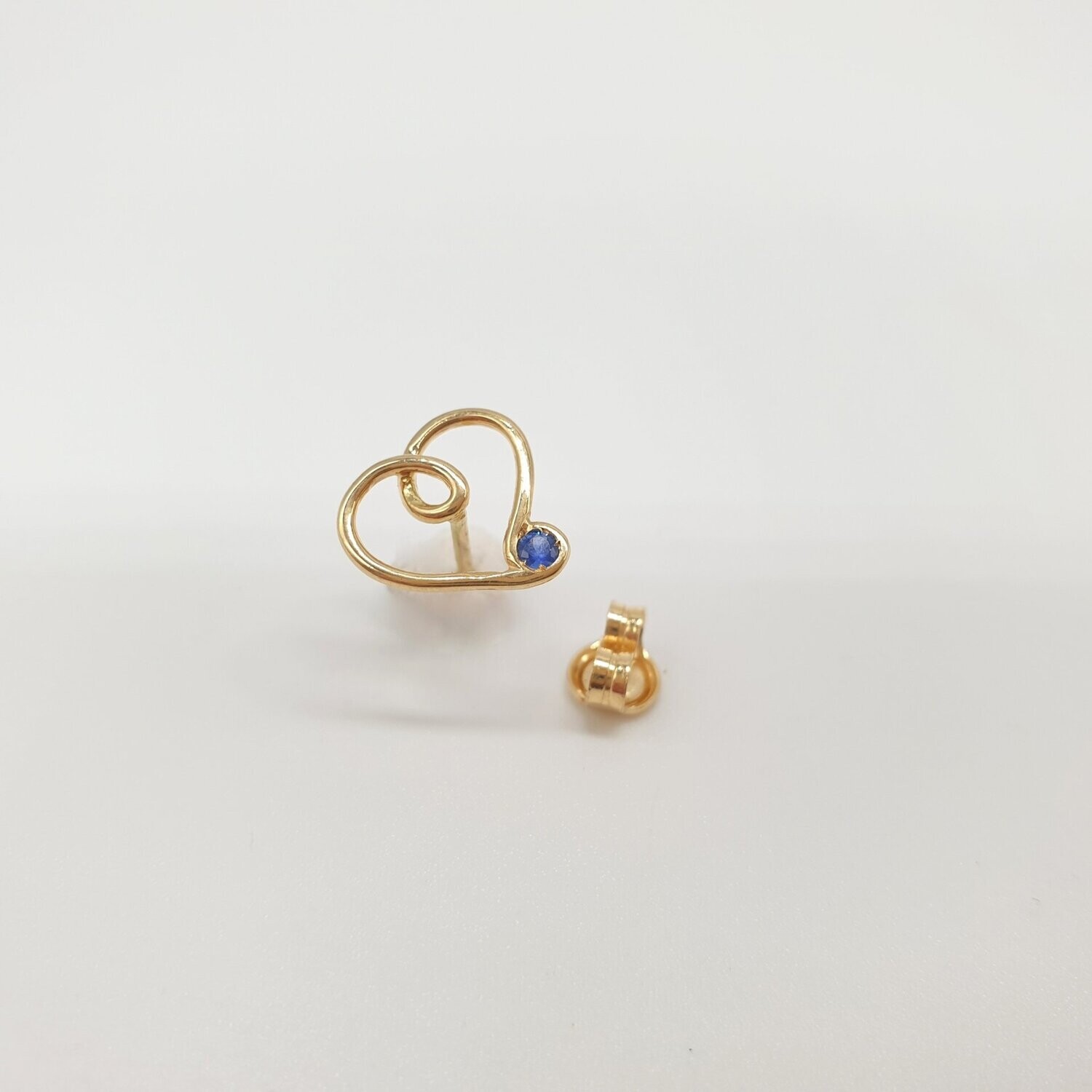 Orecchini Cuore Choose and Mix, COLORE PIETRE:: Blu (zaffiro)