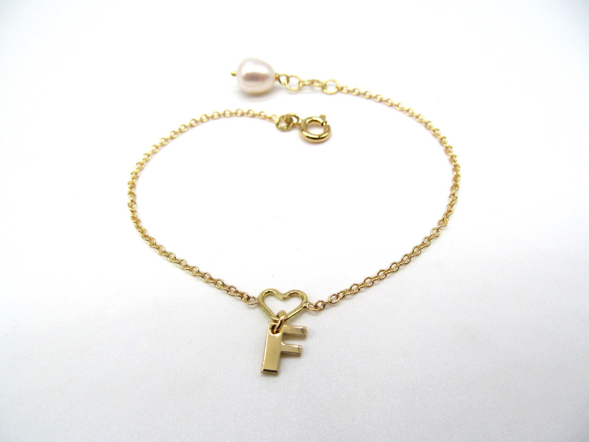 Bracciale CuorIniziale in oro 750/000(18ct)